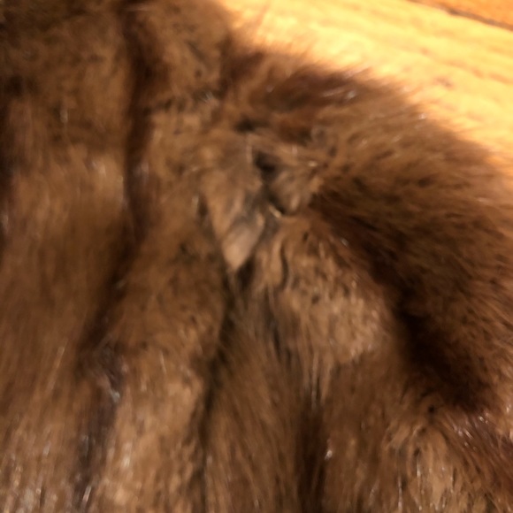 VINTAGE 1950’s 60’s MINK CAPALET CAPE - Picture 6 of 6